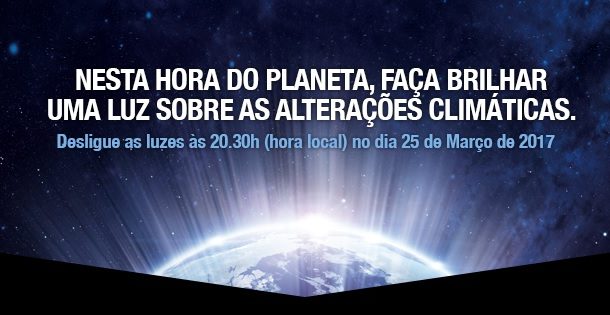 desligar as luzes pelo planeta