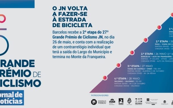 barcelos recebe a 2ª etapa do 27º grande prémio...