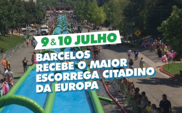 sun water slide anima fim de semana em barcelos