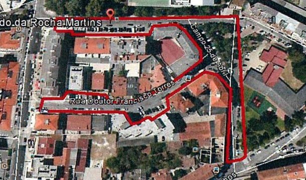obra de requalificação do campo 25 de abril arr...