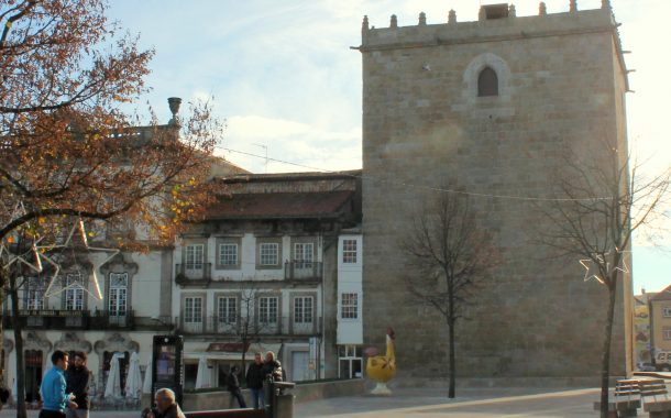 intervenção na torre medieval dá a barcelos pré...
