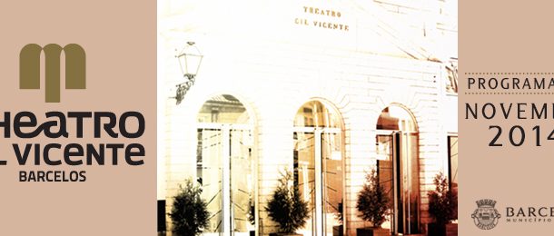 programação de novembro do teatro gil vicente
