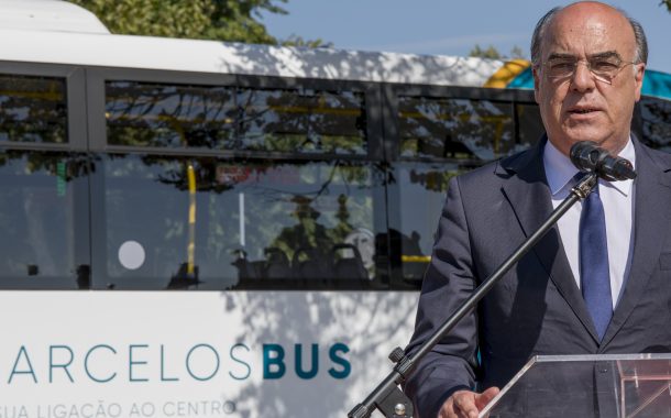 presidente da câmara inaugurou rede de transpor...