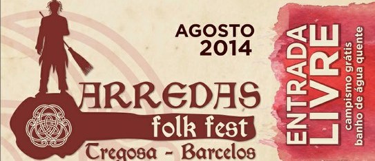 Arredas Folk Fest em Tregosa de 28 a 30 de agosto
