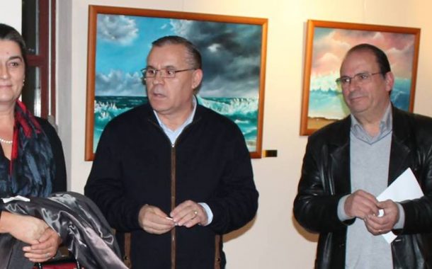 exposição de pintura de antónio miranda na bibl...