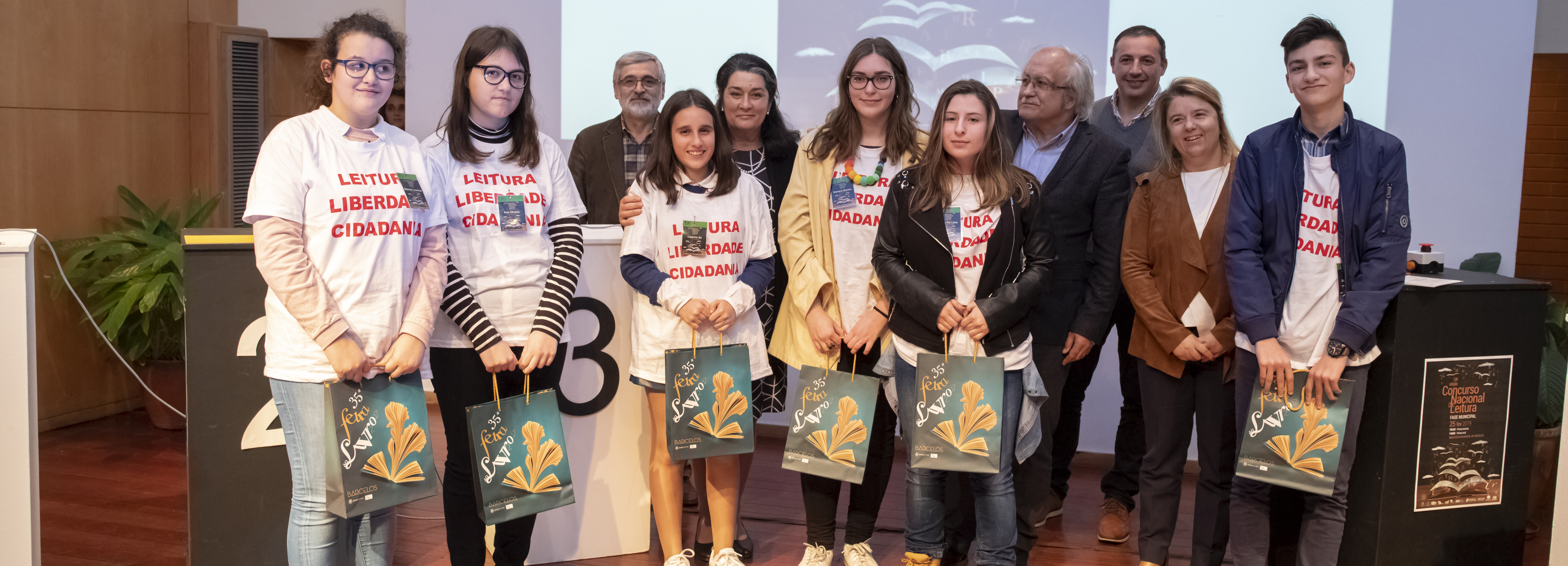 Concurso Nacional de Leitura com alunos de agrupamentos escolares de Barcelos