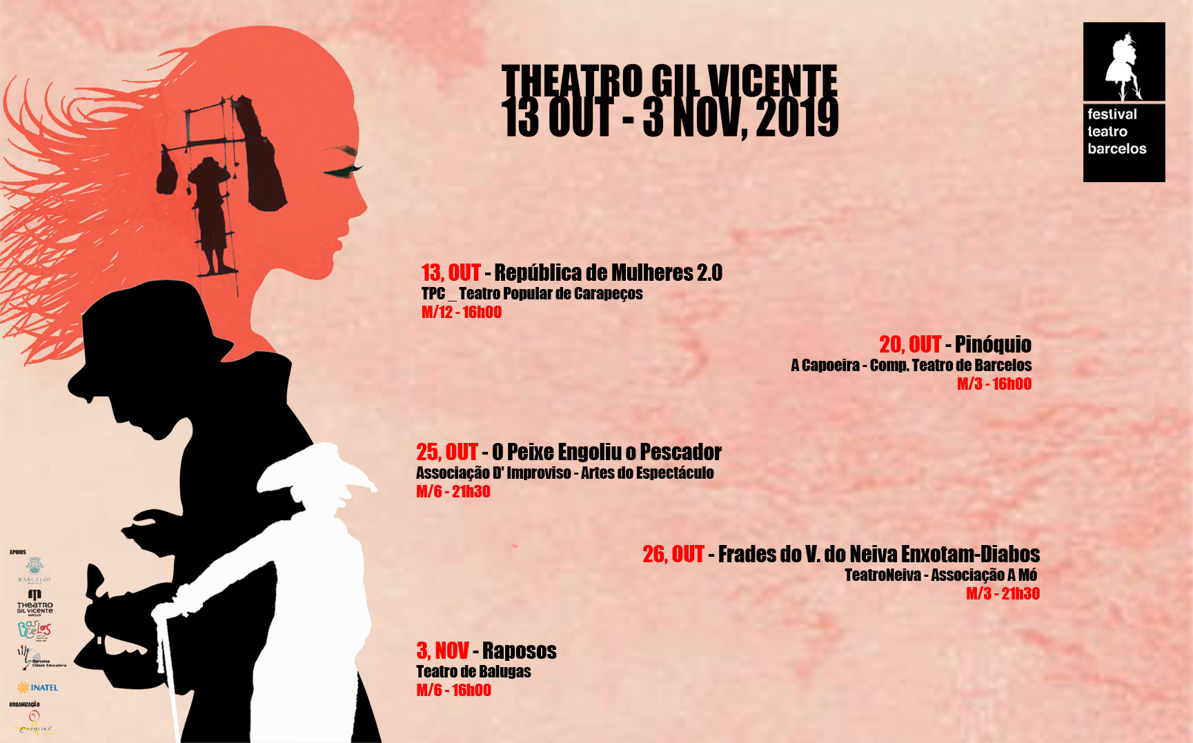 Festival de Teatro de Barcelos arranca este domingo