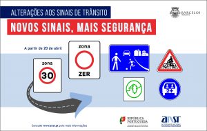 Símbolos de prevenção rodoviária ou sinais de trânsito