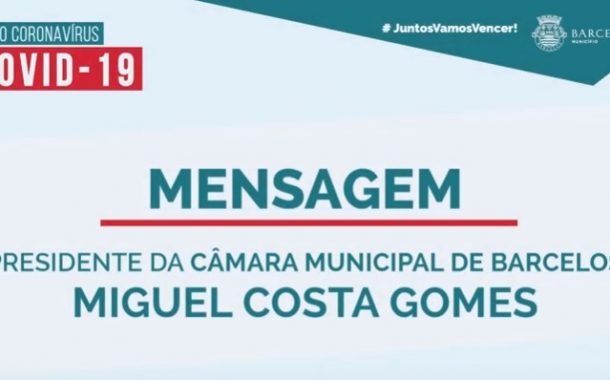 mensagem do presidente da câmara municipal de b...