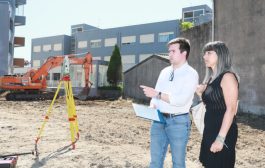 iniciaram as obras das instalações provisórias ...