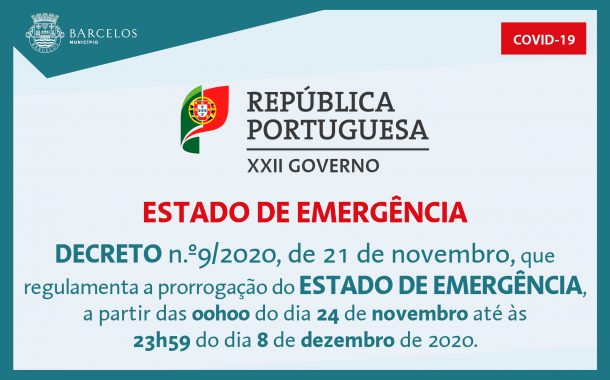 decreto n.º9/2020, de 21 de novembro, que regul...