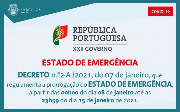 decreto n.º2-a/2021, de 7 de janeiro, que regul...