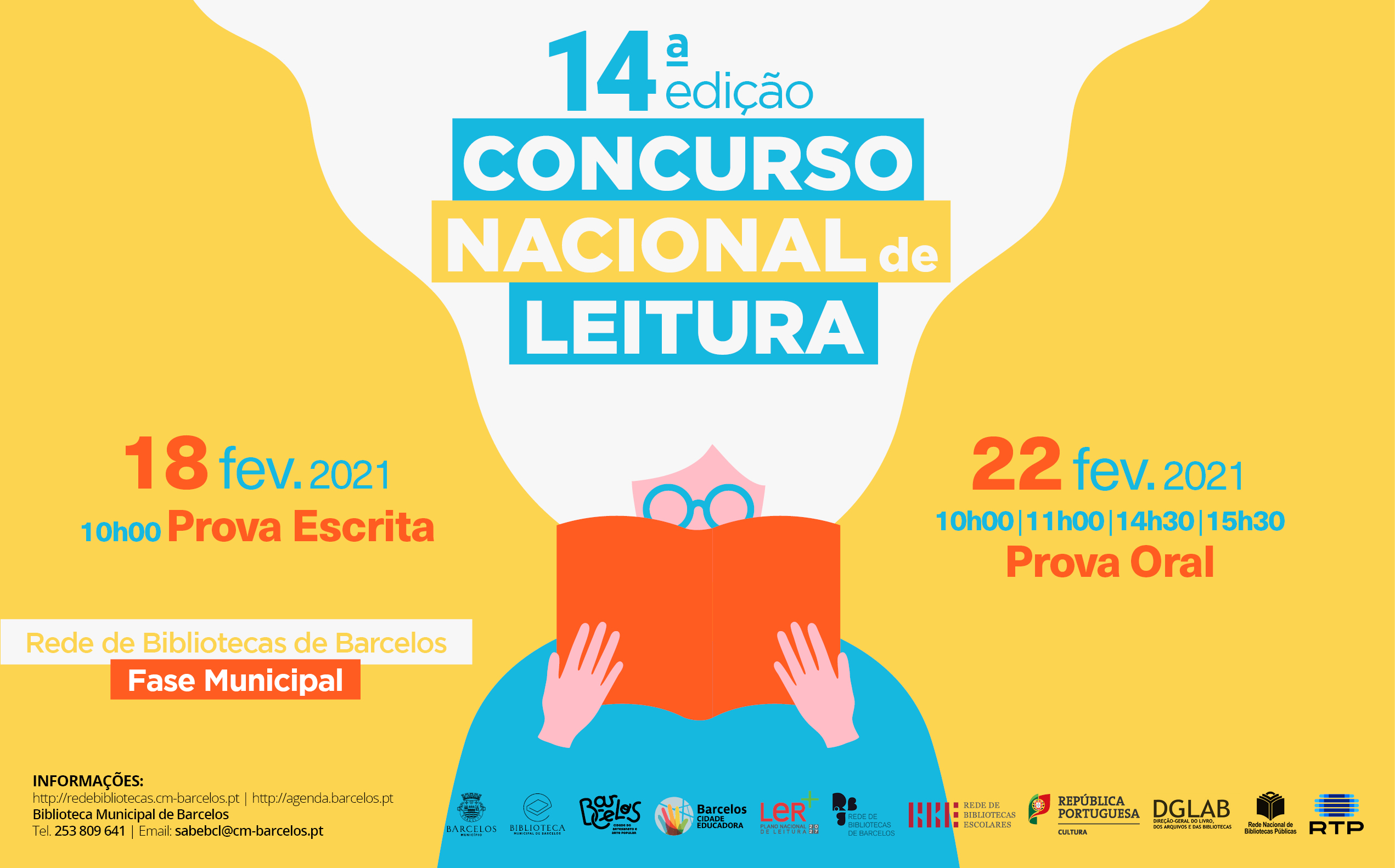 Município de Barcelos promove a 14.ª edição do Concurso Nacional de Leitura