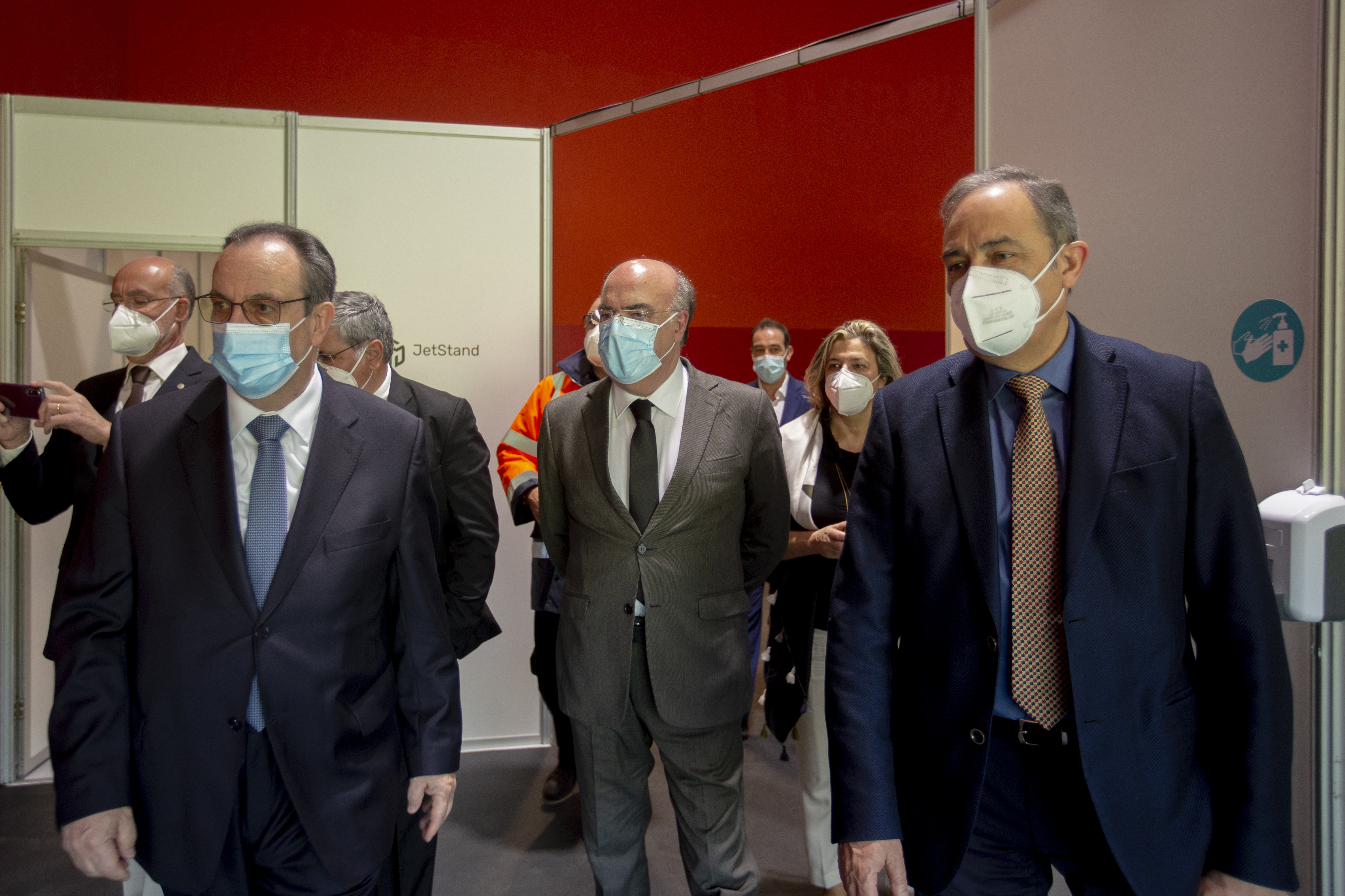 Presidente da ARS Norte e Presidente da Câmara de Barcelos visitaram Centro de Vacinação de Barcelos