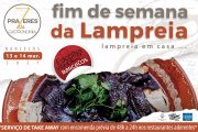 fim de semana da lampreia em take-away