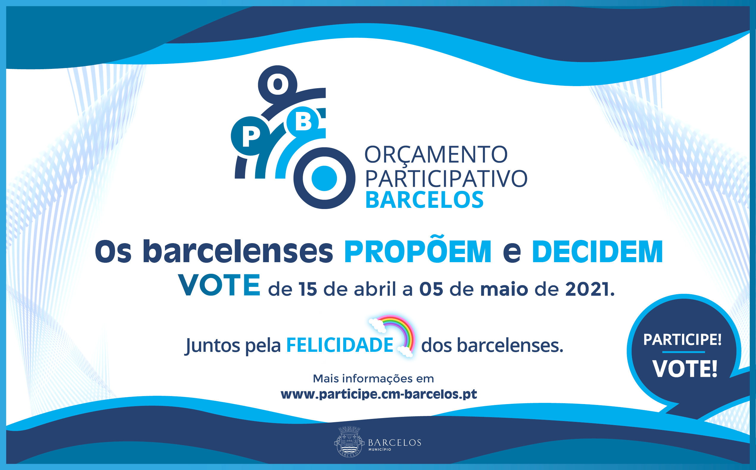 Propostas do Orçamento Participativo de Barcelos em votação de 15 de abril a 5 de maio