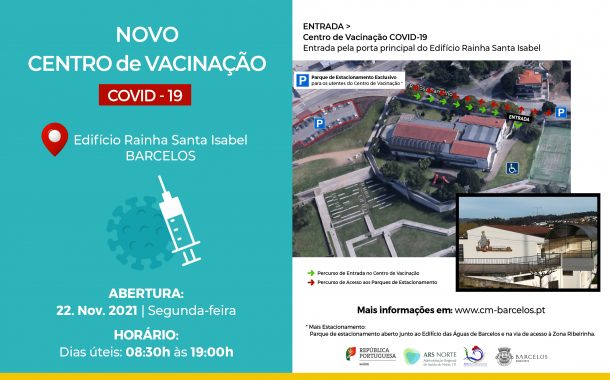 novo centro de vacinação covid 19 abre segunda-...