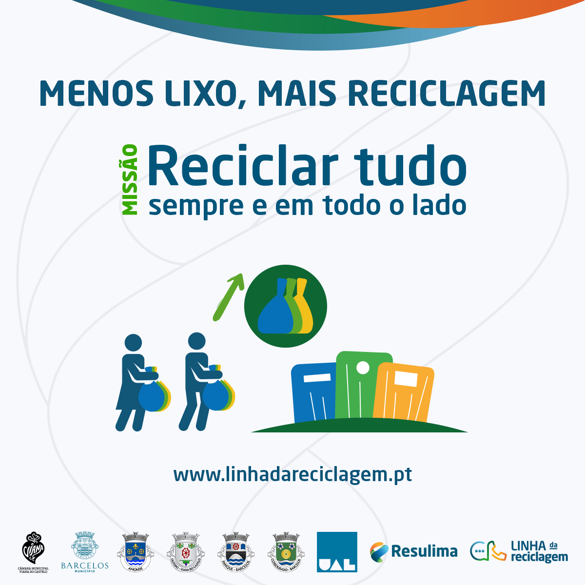Projeto piloto em Barcelos e Viana do Castelo | Menos Lixo, Mais Reciclagem!