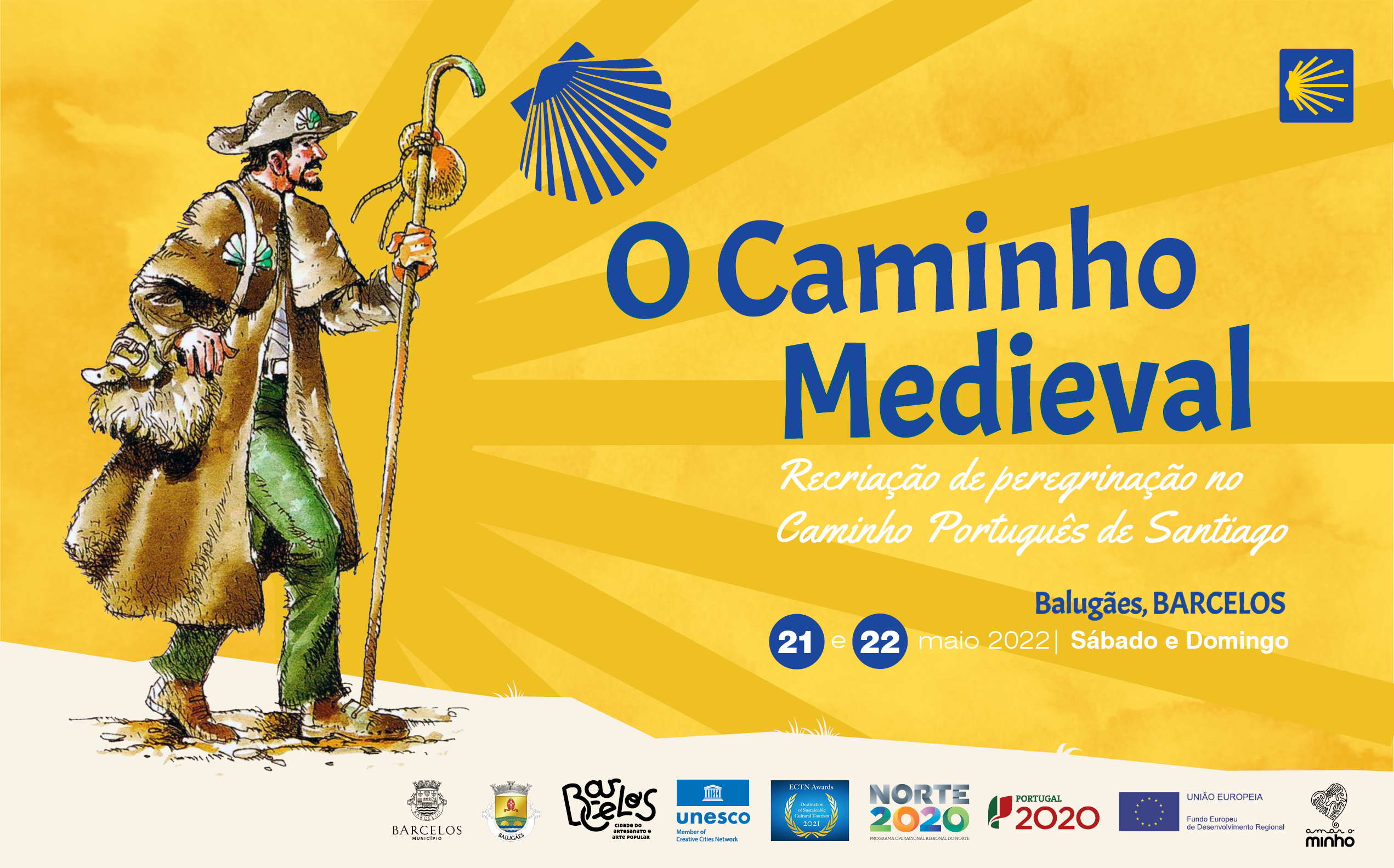 Caminho Medieval: “Recriação de peregrinação no Caminho Português de Santiago”