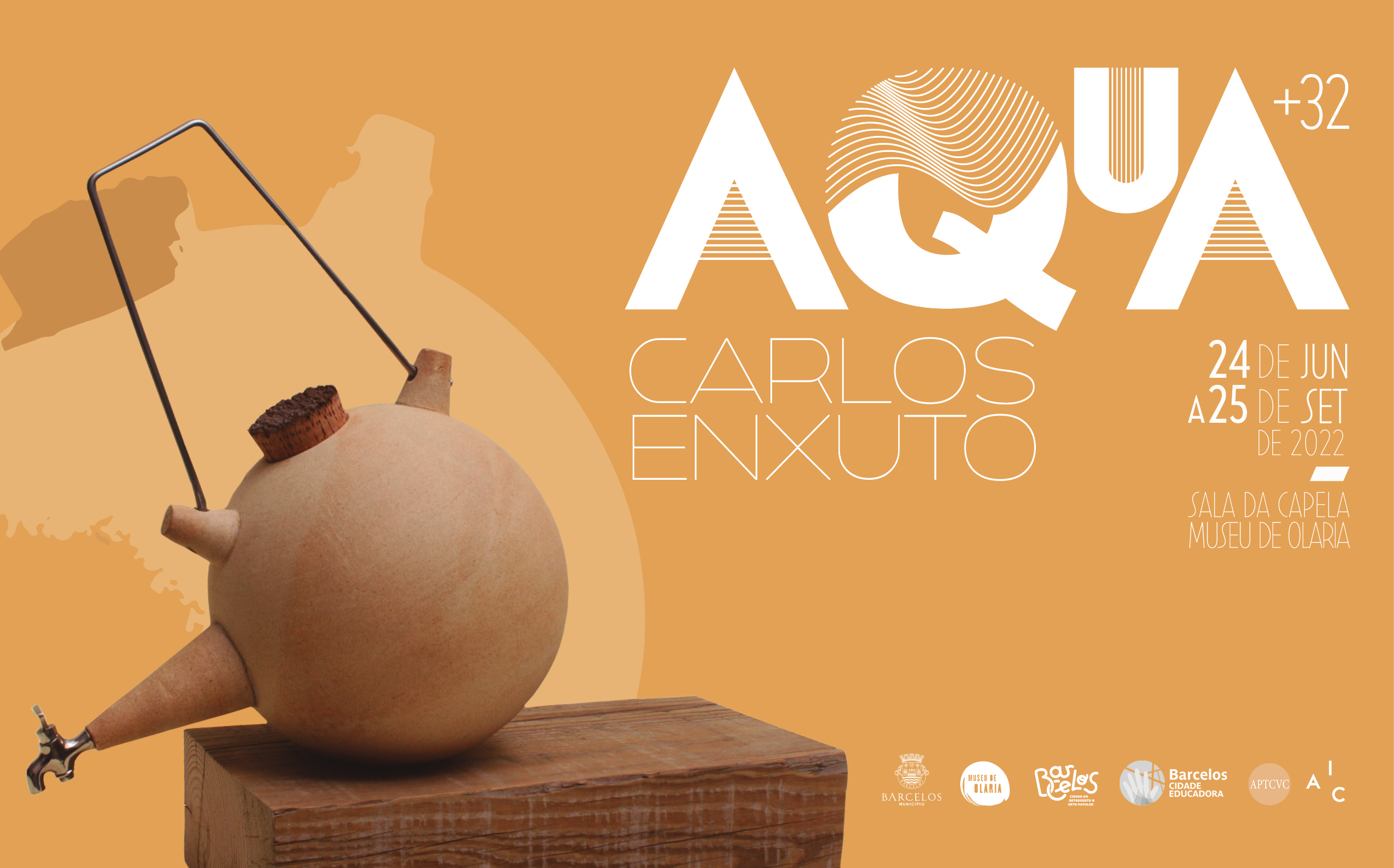Museu de Olaria recebe exposição “ Aqua + 32” de Carlos Enxuto