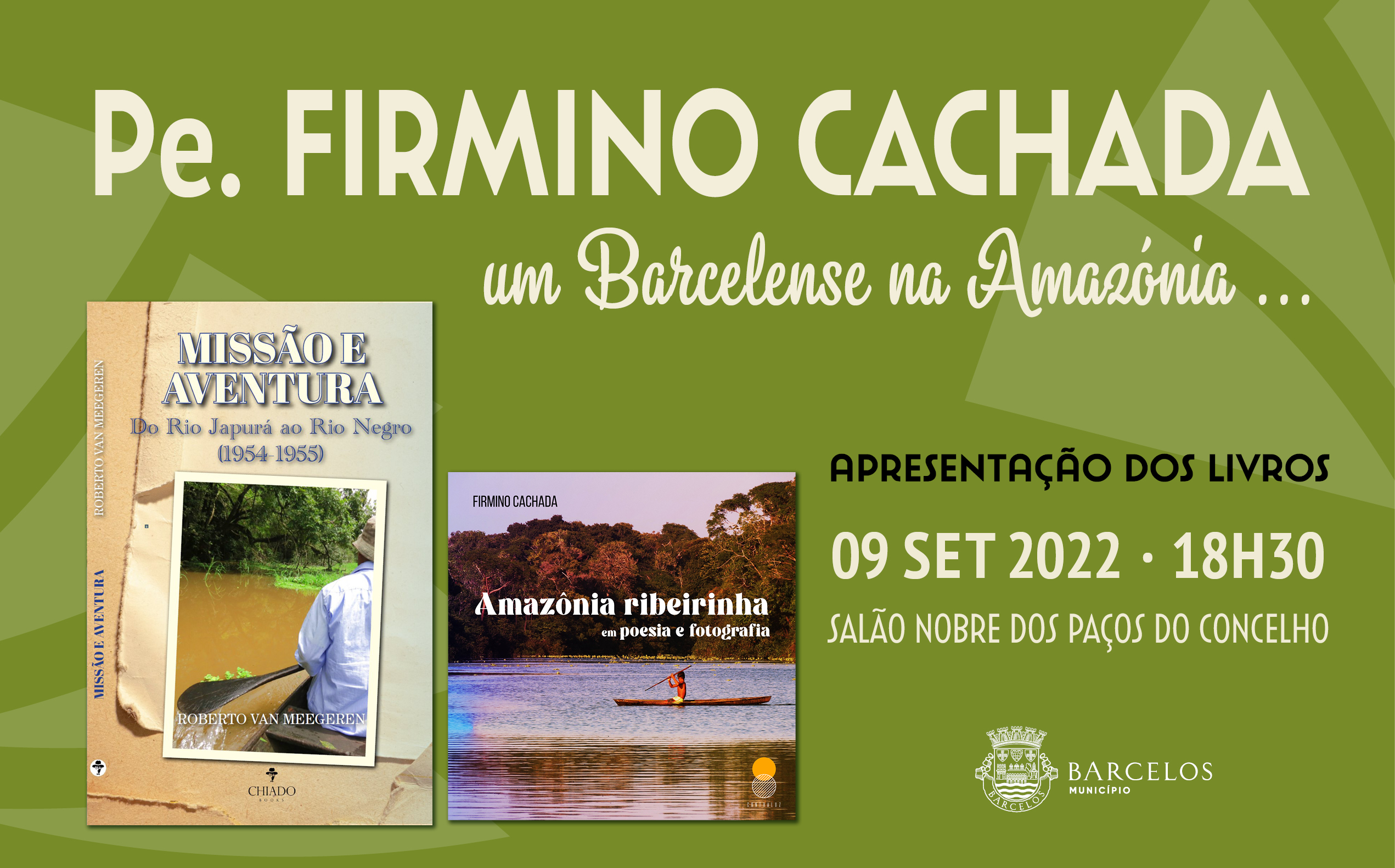 Padre Firmino Cachada apresenta dois livros no Salão Nobre