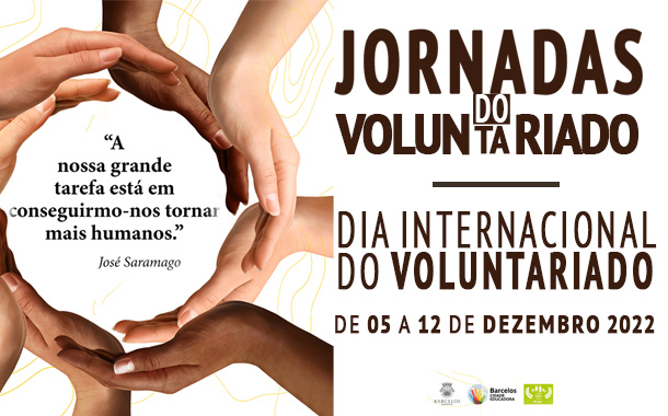 Barcelos assinala Dia Internacional e promove Jornadas do Voluntariado