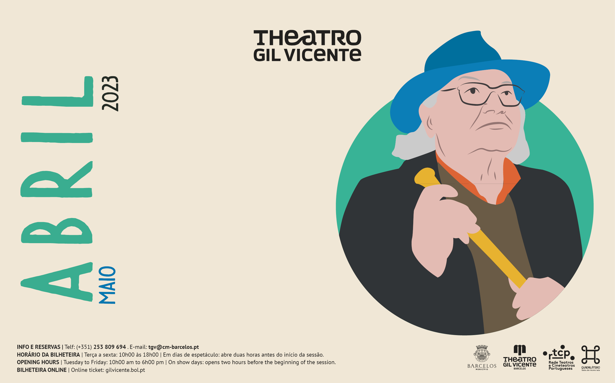 Theatro Gil Vicente com música, teatro, cinema, dança e stand up