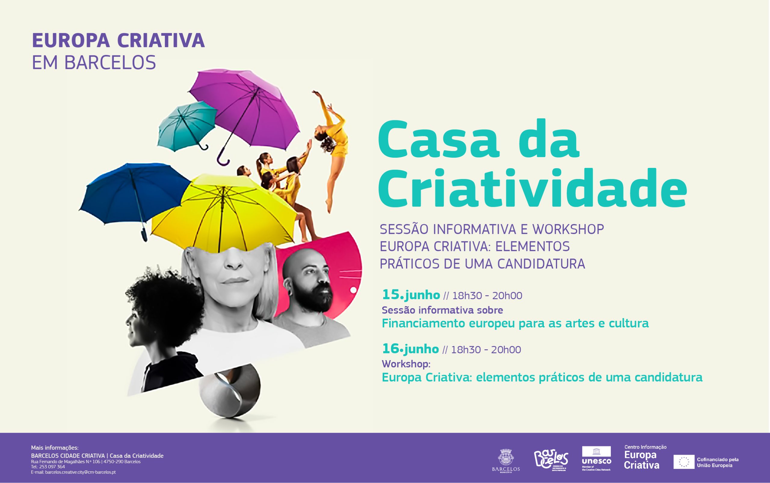 Casa da Criatividade promove sessão informativa e workshop sobre a “Europa Criativa”