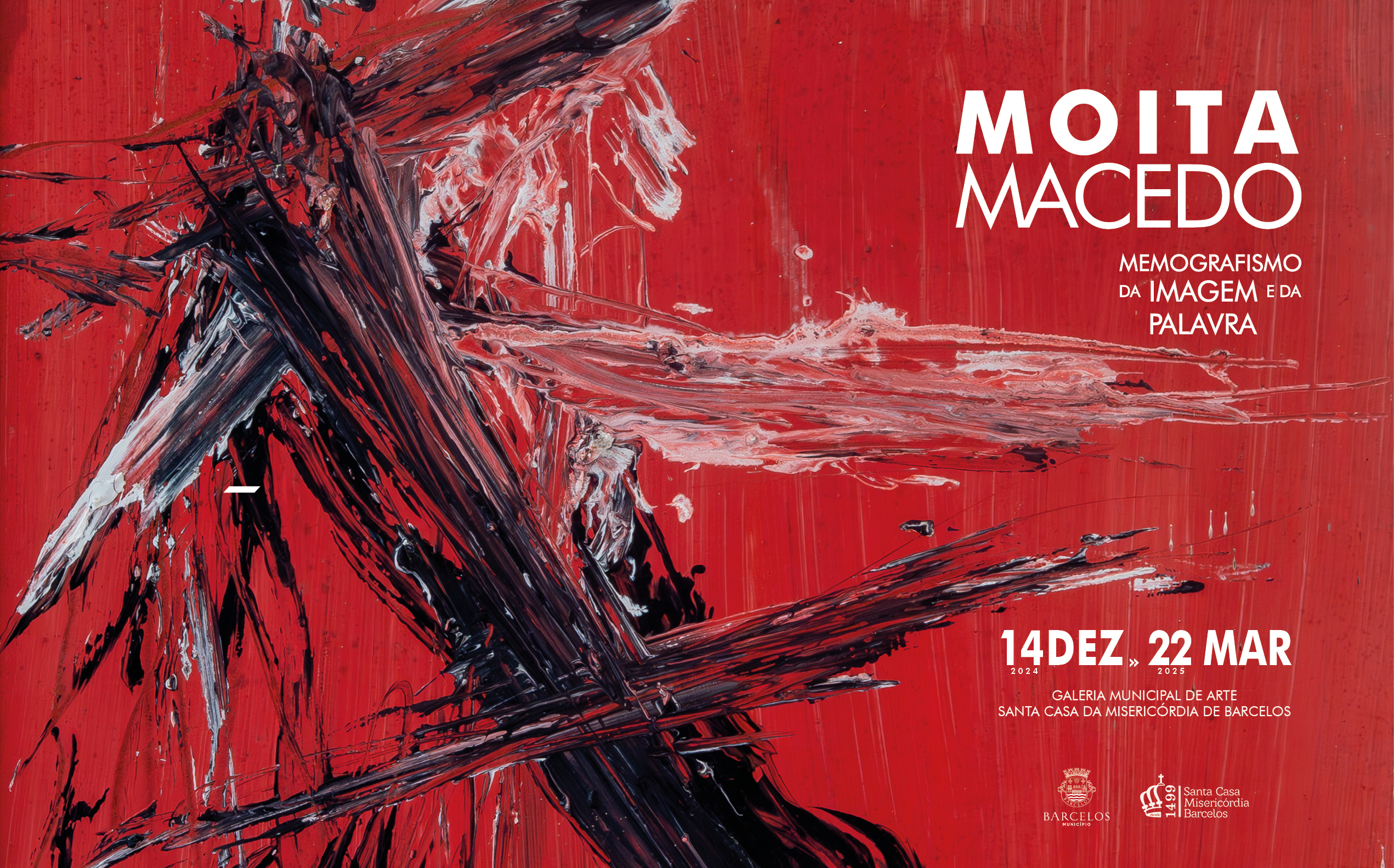 “Memografismo da Imagem e da Palavra” de Moita Macedo em exposição na Galeria Municipal de Arte