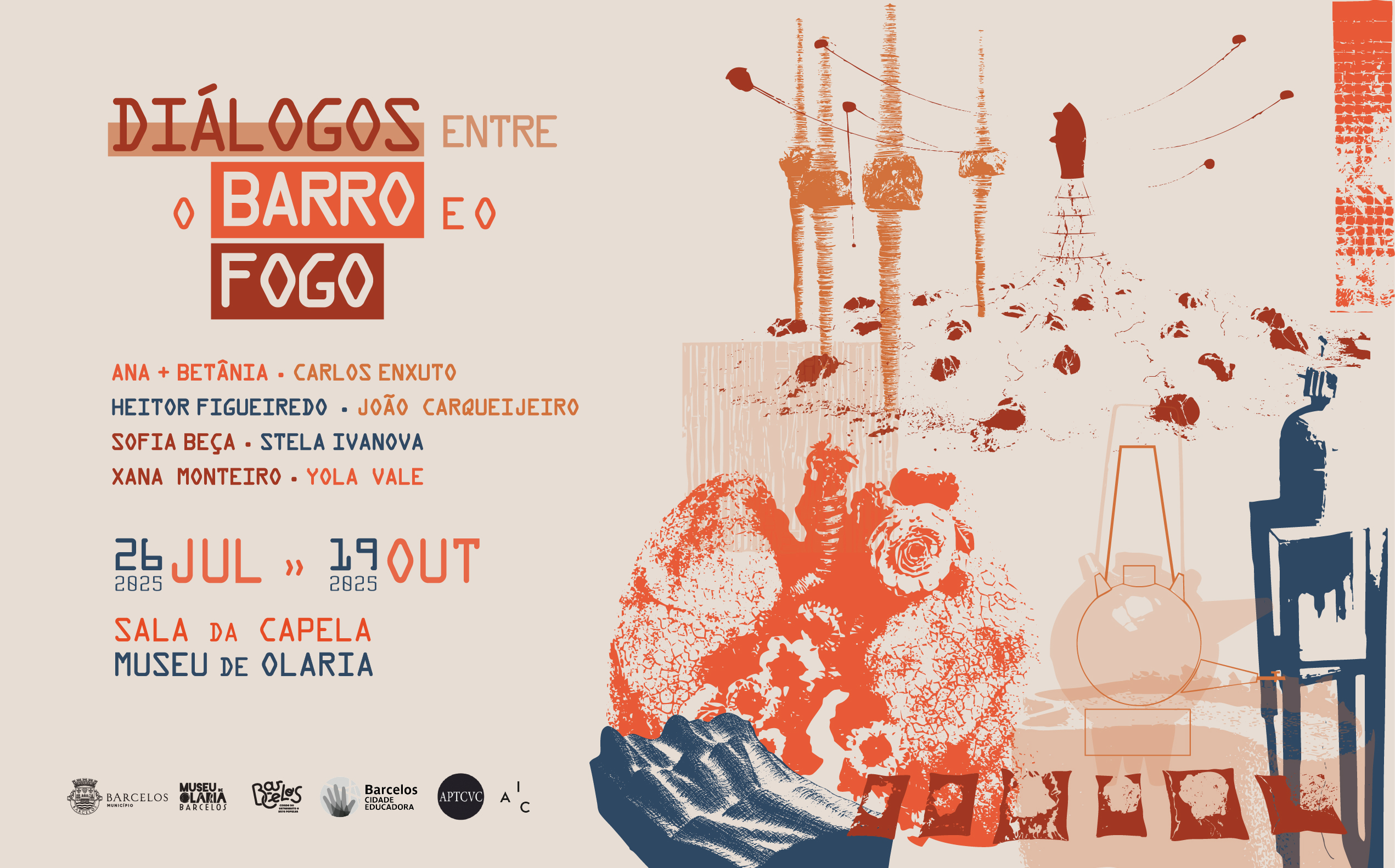 Museu de Olaria recebe exposição de cerâmica “Diálogos entre o barro e o fogo”