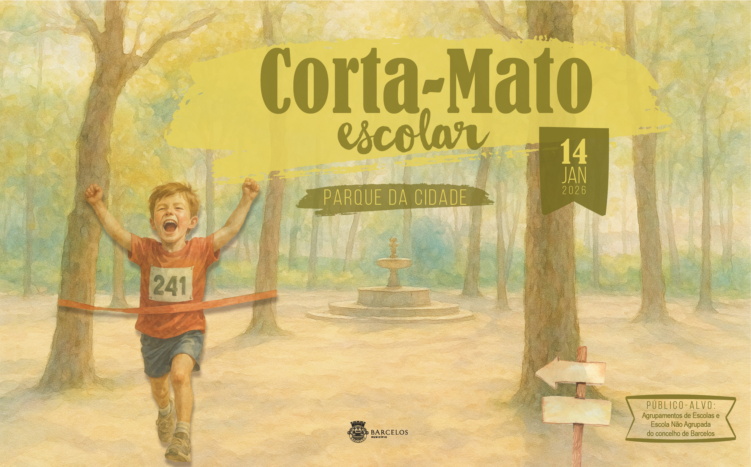 Alunos de todo o concelho disputam Corta-Mato escolar